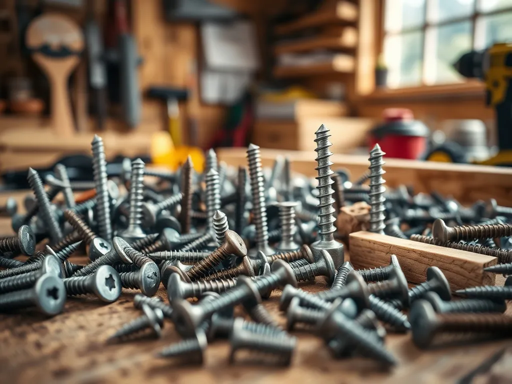 Czym kierować się przy wyborze wkrętów ciesielskich do projektów DIY